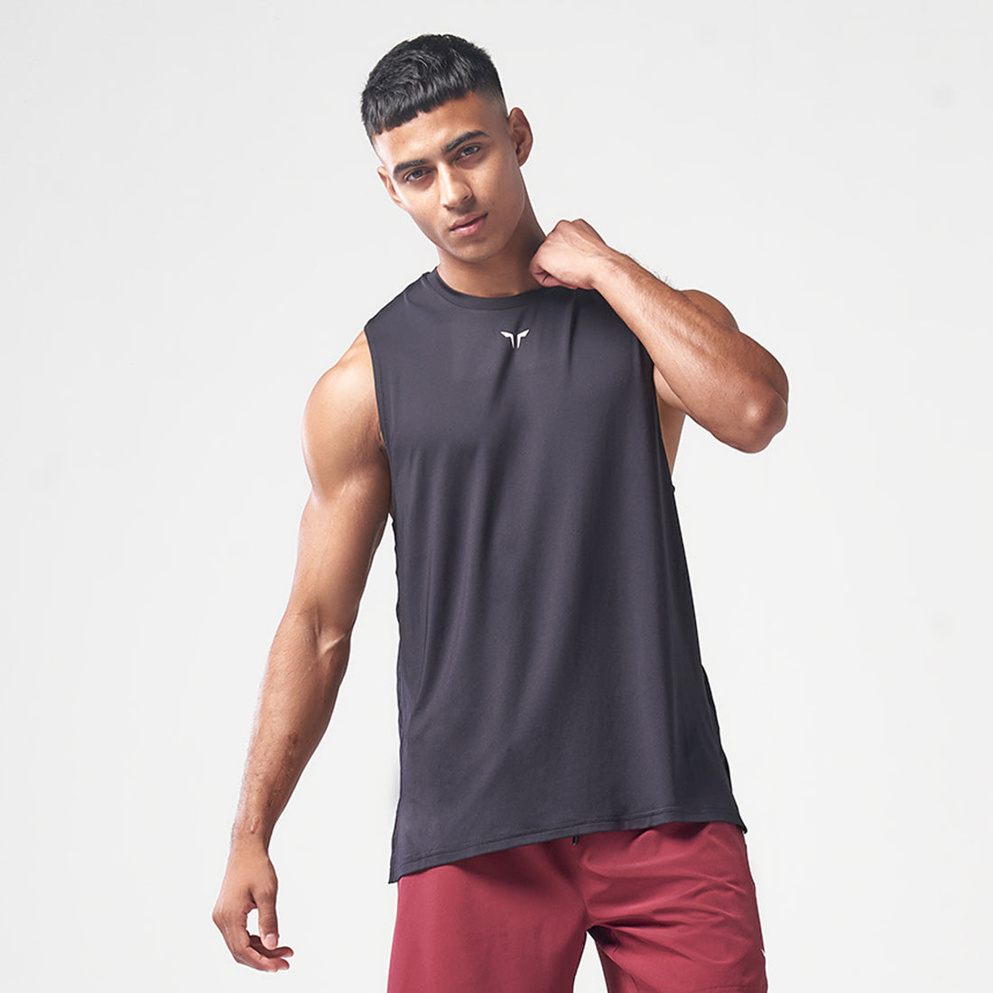 Essential Gym Tank- Black